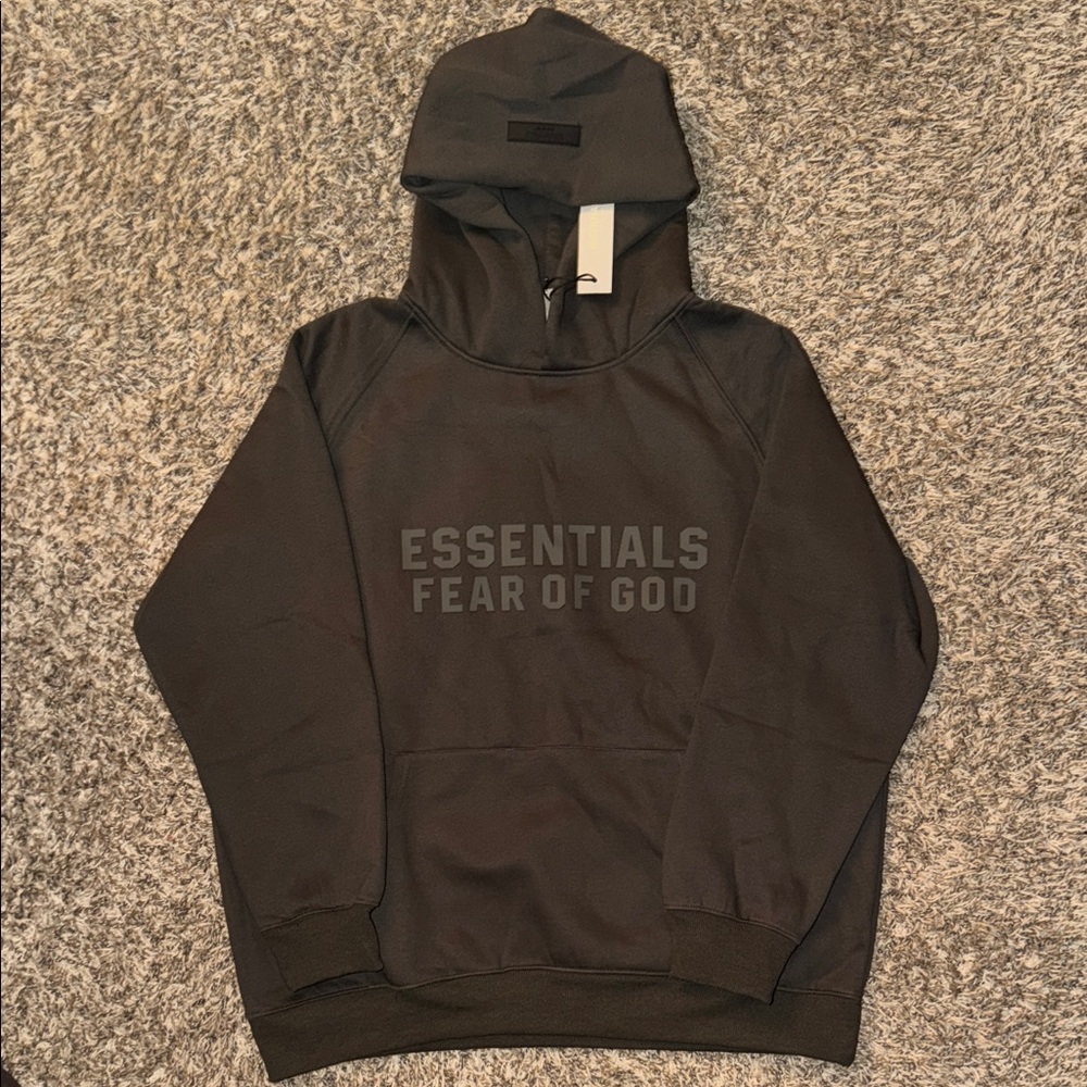 Fear of God Essentials Dark Brown Hoodie